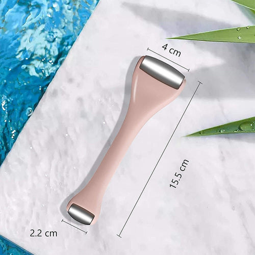 Stainless Steel Dual-ended Facial Massage Roller Face Eye Ice Roller