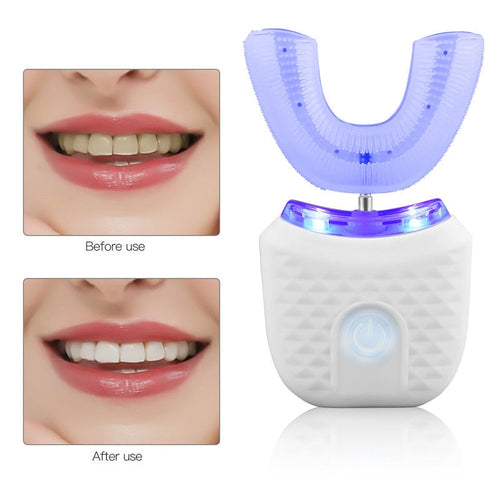 360 Degrees Automatic Electric Toothbrush Rechargeable Ultrasonic