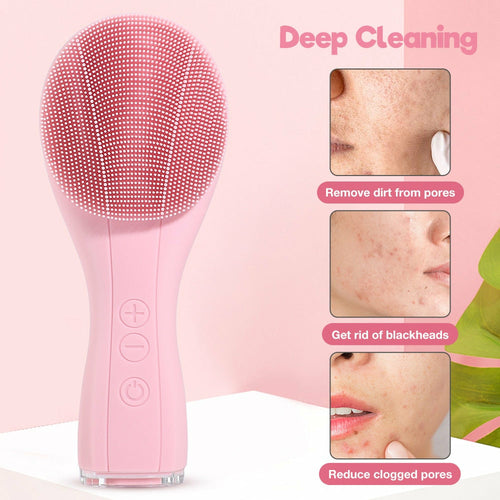 Silicone Facial Cleansing Brush Lifting Face Massager